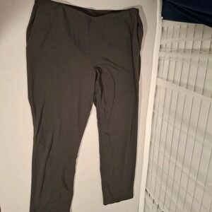 J Jill Medium Dark‎ Greenish Grey Luxe Tencel Blend Stretch Lounge Sweatpants